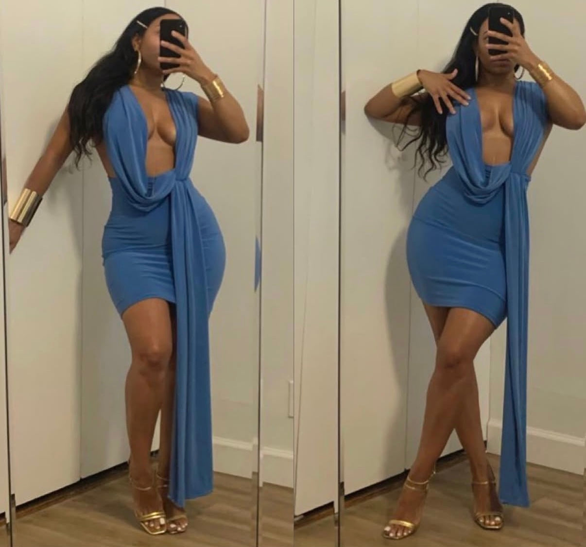 Leo Dress - Light Blue