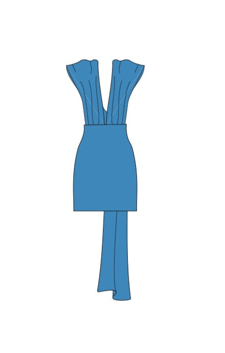 Leo Dress - Light Blue